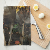 Linge De Cuisine Whitetail en automne (Quart Plié)