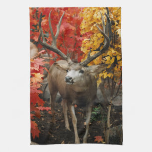 Linge De Cuisine Whitetail en automne