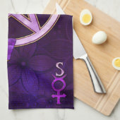 Linge De Cuisine Wiccan Amethyst Bijoux Papillon Art (Quart Plié)