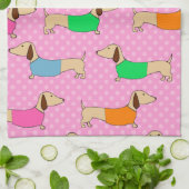 Linge De Cuisine Wiener Chien Polka Dot Baker (Plié)