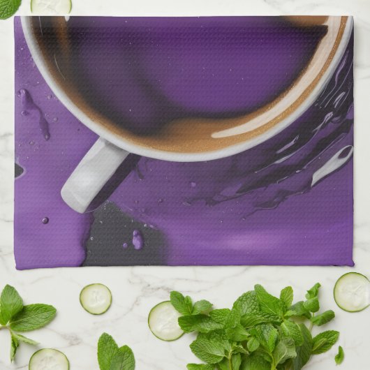 Linge De Cuisine Wild Coffee Dreams (Plié)