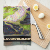 Linge De Cuisine Wild Morning Glory par Alexandra Cook (Quart Plié)