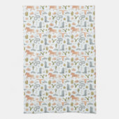 Linge De Cuisine Wild West Cowboy Blue (Vertical)