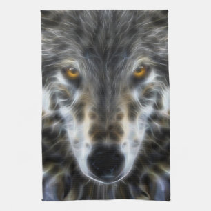 Linge De Cuisine Wild Wolf Portrait inspirant