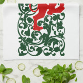Linge De Cuisine Will Bradley Heraldic Lion (Plié)