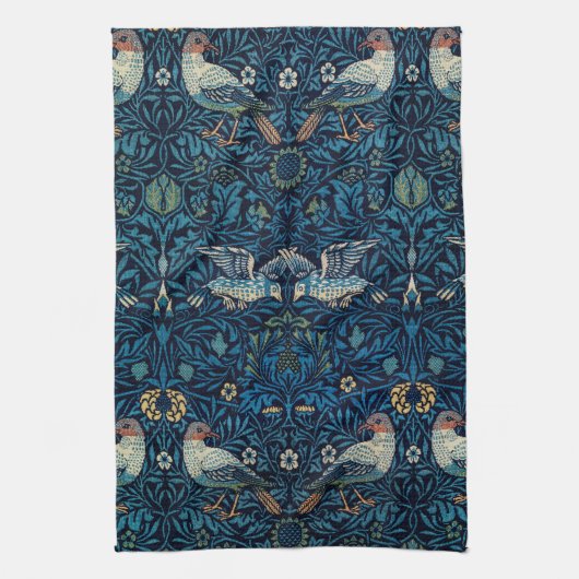 Linge De Cuisine William Morris Blue Birds Tapestry Classic (Vertical)