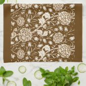Linge De Cuisine William Morris Carnation Imprimer, Chocolat Brown (Plié)
