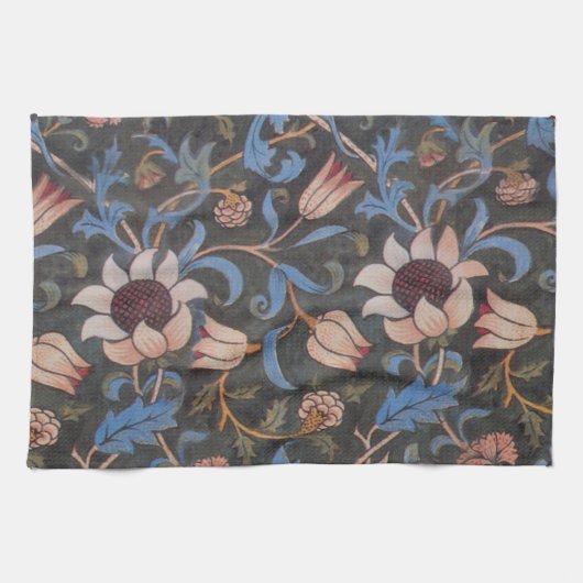 Linge De Cuisine William Morris Evenlode Textile Floral Art (Horizontal)