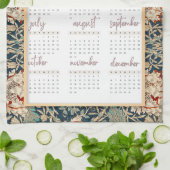 Linge De Cuisine William Morris Floral 2026 Calendrier | (Plié)