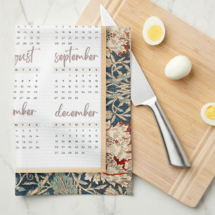 Linge De Cuisine William Morris Floral 2026 Calendrier