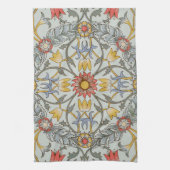 Linge De Cuisine William Morris Floral Circle Flower Illustration (Vertical)