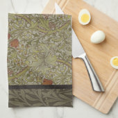 Linge De Cuisine William Morris Floral Lys willow art design (Quart Plié)