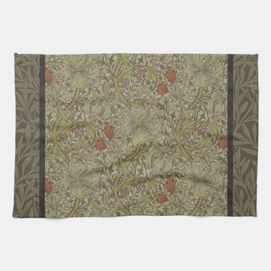 Linge De Cuisine William Morris Floral Lys willow art design (Horizontal)