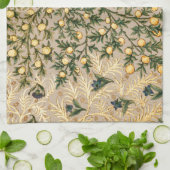 Linge De Cuisine William Morris Fruit Floral Jardin Fleur Classique (Plié)