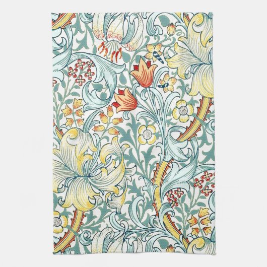Linge De Cuisine William Morris Golden Lily modèle floral (Vertical)