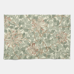 Linge De Cuisine William Morris Honeysuckle Vert Floral