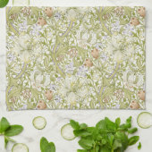 Linge De Cuisine William Morris Jardin Fleur de Lys Classique (Plié)