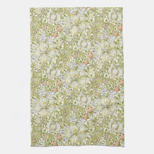 Linge De Cuisine William Morris Jardin Fleur de Lys Classique (Vertical)