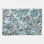 Linge De Cuisine William Morris Jasmine et Motif Feuille (Horizontal)