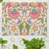 Linge De Cuisine William Morris Lodden Motif Floral Pastel (Plié)