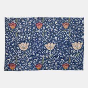 Linge De Cuisine William Morris Medway Tulipe Bleue Florale Art