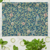 Linge De Cuisine William Morris "Oiseau et Grenade" (Plié)