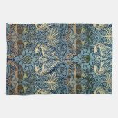 Linge De Cuisine William Morris Peacock and Dragon Woven Design (Horizontal)