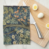 Linge De Cuisine William Morris Pheasant Bird Tree Flower (Quart Plié)