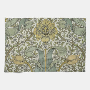 Linge De Cuisine William Morris Printemps Fourré Jaune Art Floral