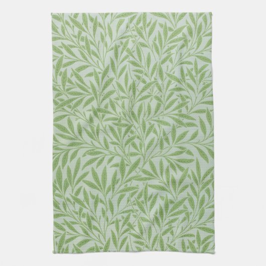 Linge De Cuisine William Morris Saule Fleur Classique Vert (Vertical)