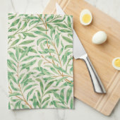 Linge De Cuisine William Morris. Saumon. (Quart Plié)