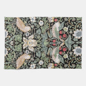 Linge De Cuisine William Morris Strawberry Thief I Black Birds (Horizontal)