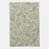 Linge De Cuisine William Morris Thistle Sage Green Motif (Vertical)