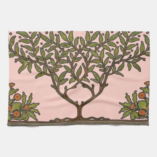 Linge De Cuisine William Morris Tree Frieze Fond d'écran floral (Horizontal)