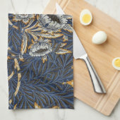 Linge De Cuisine William Morris Tulip Willow Blue Motif (Quart Plié)