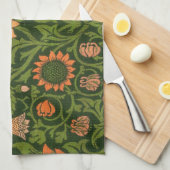 Linge De Cuisine William Morris Violet et Columbine Art Rug (Quart Plié)