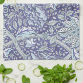 Linge De Cuisine William Morris Windrush fleurs bleues (Plié)