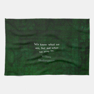Linge De Cuisine William Shakespeare Citation Sur Les Possibilités