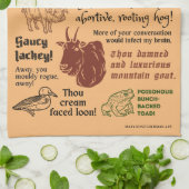 Linge De Cuisine William Shakespeare Citations d'insulte drôle Théâ (Plié)