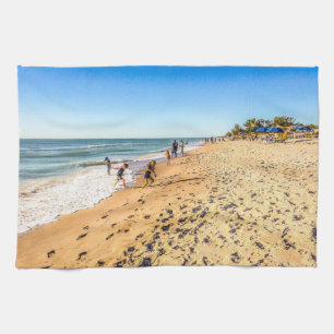 Linge De Cuisine Winter Beach