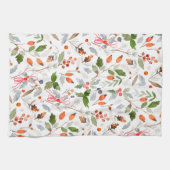 Linge De Cuisine Winter Botanical Berries & Foliage Holiday (Horizontal)