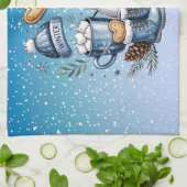 Linge De Cuisine Winter Cozy Snowman (Plié)