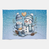 Linge De Cuisine Winter Cozy Snowman (Horizontal)