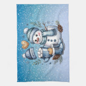 Linge De Cuisine Winter Cozy Snowman (Vertical)