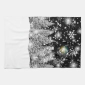 Linge De Cuisine Winter Solstice Snowfall  (Horizontal)