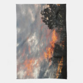 Linge De Cuisine Winter Sunset Nature Paysage Photographie (Vertical)