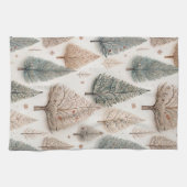 Linge De Cuisine Winter Trees - Rustic Holiday Forest (1) (Horizontal)