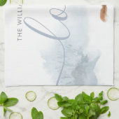 Linge De Cuisine Winter Woodland Fox Nom de famille Amour (Plié)