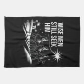 Linge De Cuisine Wise Men Still Seek Him Christian Christmas Jésus (Horizontal)
