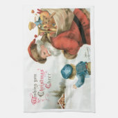 Linge De Cuisine Wishing You Christmas Cheer by Ellen Clapsaddle (Vertical)